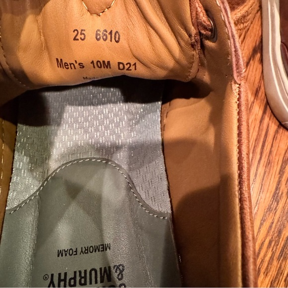 Johnston & Murphy Brown Leather Banks Lace To Toe | Size 10 - Picture 7 of 10